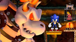 What Happens If Sonic Saves Princess Peach From Dry Bowser?