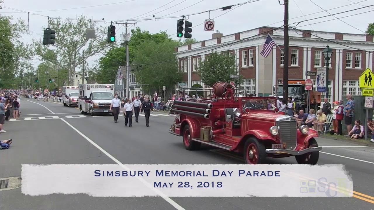 Simsbury Memorial Day Parade 2018 YouTube