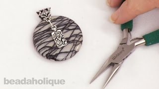 How to Add a Charm to a Bail using a Headpin