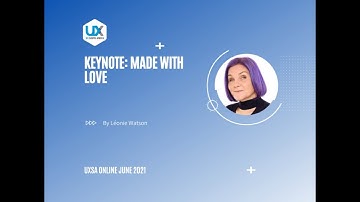 Léonie Watson: Keynote: Made with love