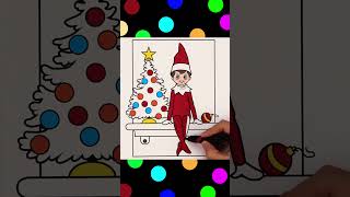Coloring Elf On The Shelf