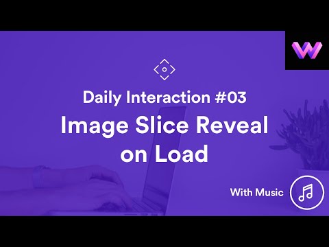 Daily Interaction #3 with Music | Image Slice Reveal | WebDev For You | Made in Webflow