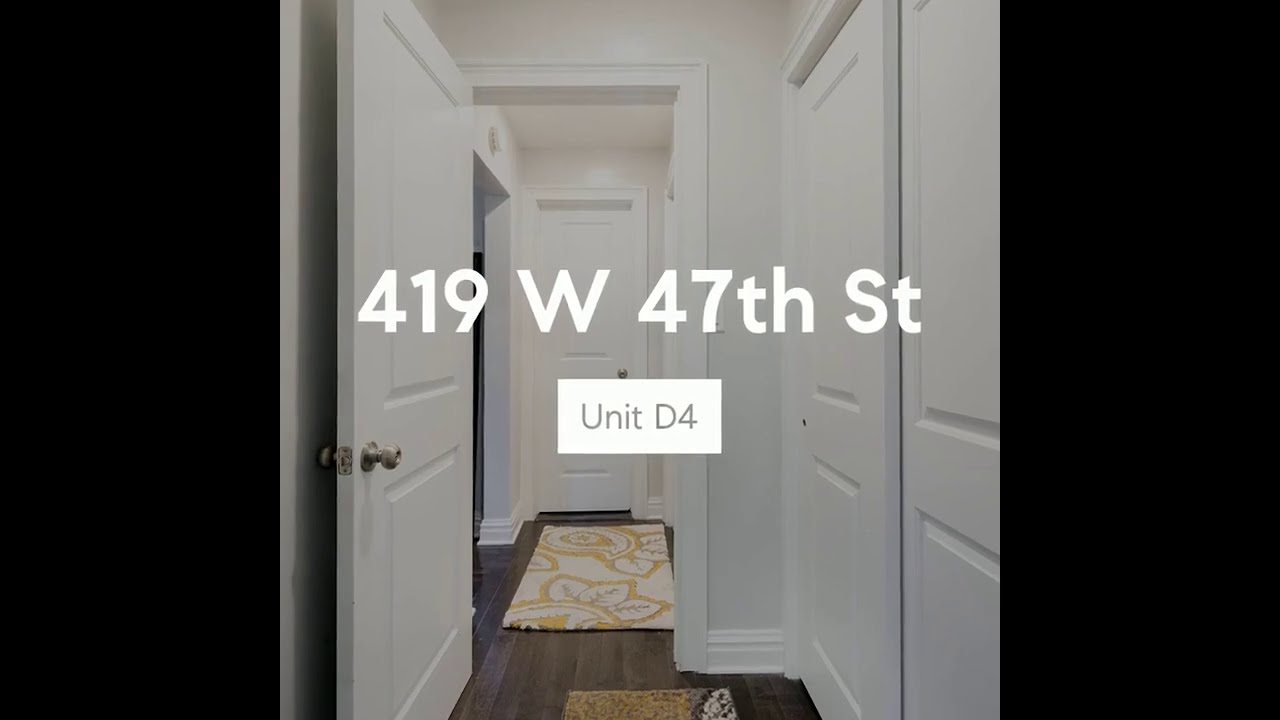 419 West 47th Street, Unit D4, New York, NY 10036