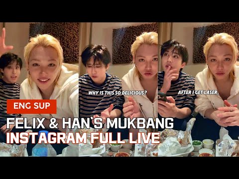 FELIX & HAN'S MIDNIGHT TACO MUKBANG | Post-Concert Live