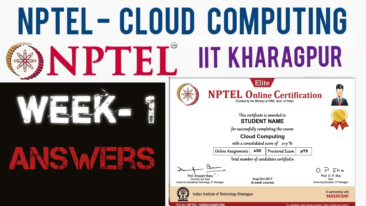 nptel cloud computing week 1 assignment answers