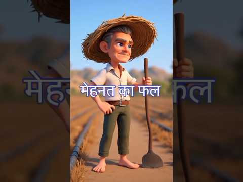 मेहनत 😈 का फल | Moral Story in hindi #trending #viral #cartoon #explore #cartoon #shorts #crazyxyz