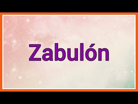 Vídeo: Qual é o significado de zabulon?
