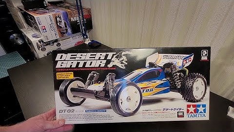 Tamiya - Desert Gator DT-02  - Unboxing