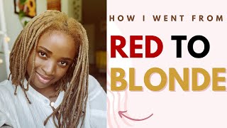 Go Blonde With Me - 2nd Time Ever Dying My Locs