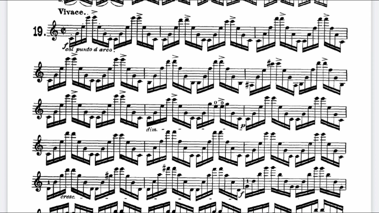 Jakob Dont , Caprice No.19 op.35 Ж.Донт , 19 каприс , ноты. Опус.35