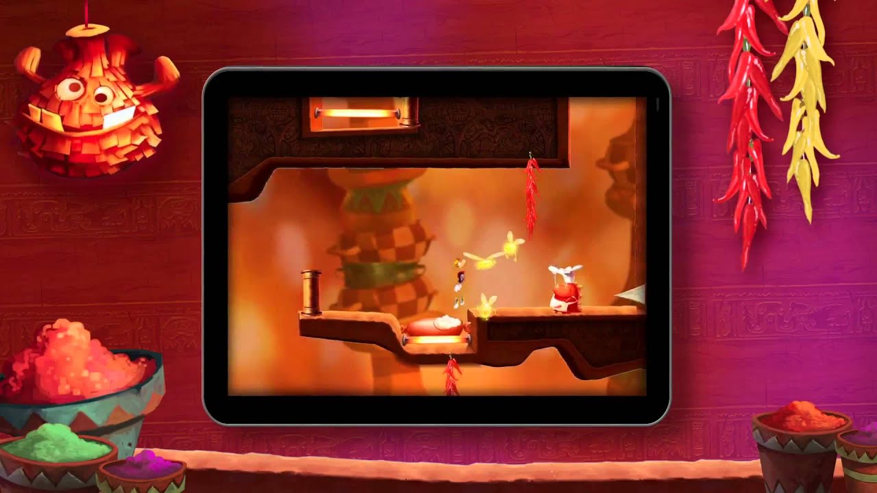 Rayman Fiesta Run Trailer For iOS iPhone iPad & iPod. games people play