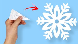 Kağıttan Çok Kolay Kar Tanesi Yapımı Yılbaşı Noel Dekor Süsü Fikirleri Nasıl Yapılır?