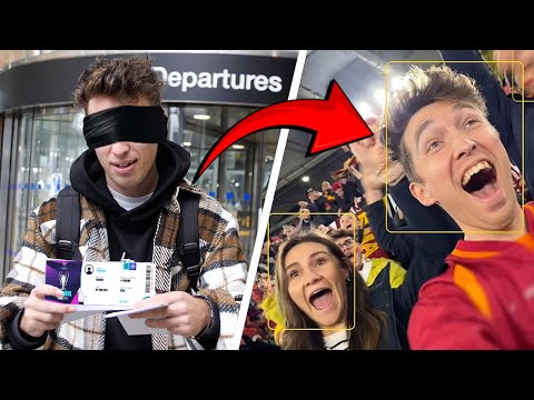 I got flown to a MYSTERY FOOTBALL MATCH & it was the GREATEST I HAVE EVER SEEN!!