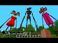 SIRENHEAD DOLL and SIRENHEAD GUARD from the SQUID GAME FOUND ME in MINECRAFT - Gameplay