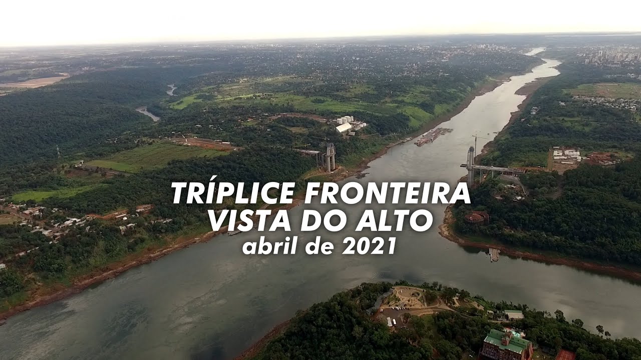 Tríplice Fronteira vista do alto YouTube