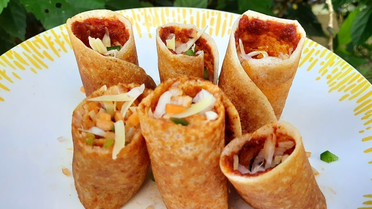 Jini Dosa How to make Pav Bhaji Masala Cheese Masala dosa Tingles Malayalam YouTube