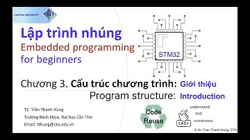 Lập trình nhúng STM32 - Chương 3.1 Giới thiệu cấu trúc chương trình | Program structure for STM32