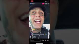 Lil skies playing light beam on Instagram live 25/07/2020