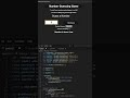 Number Guessing Game🔥#codewithswag #css #javascript #shorts #shortsviral #trending #webdev