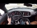 2017 Dodge Challenger SRT Hellcat 6 Speed Manual POV Drive!
