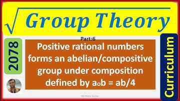 Positive rational numbers forms an abelian/compositive group under composition defined by aob = ab/4