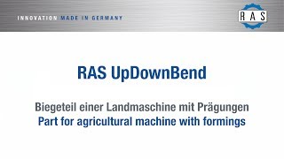 UpDownBend: Landmaschinenteil mit Prägung | UpDownBend: Agricultural part with forming
