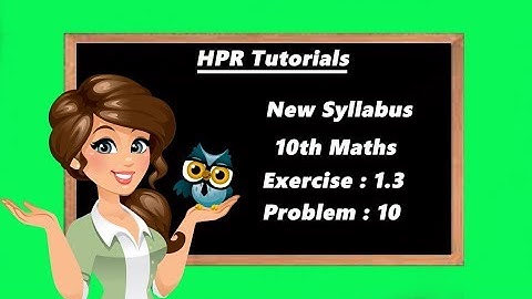 10th Maths New Syllabus |Exercise 1.3 |Problems 10 |Relations & Functions