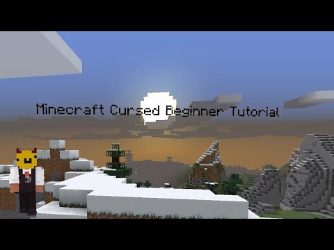 Minecraft Cursed Beginner Tutorial | Tips and Tricks for Minecraft ...
