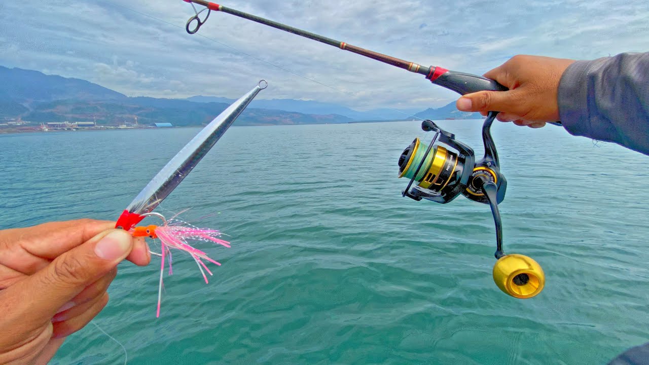 Benar2 Rezeki Hari ini, Mancing Dapat ikan Kakap Besar di Spot Depan Kampung | Mancing Jigging