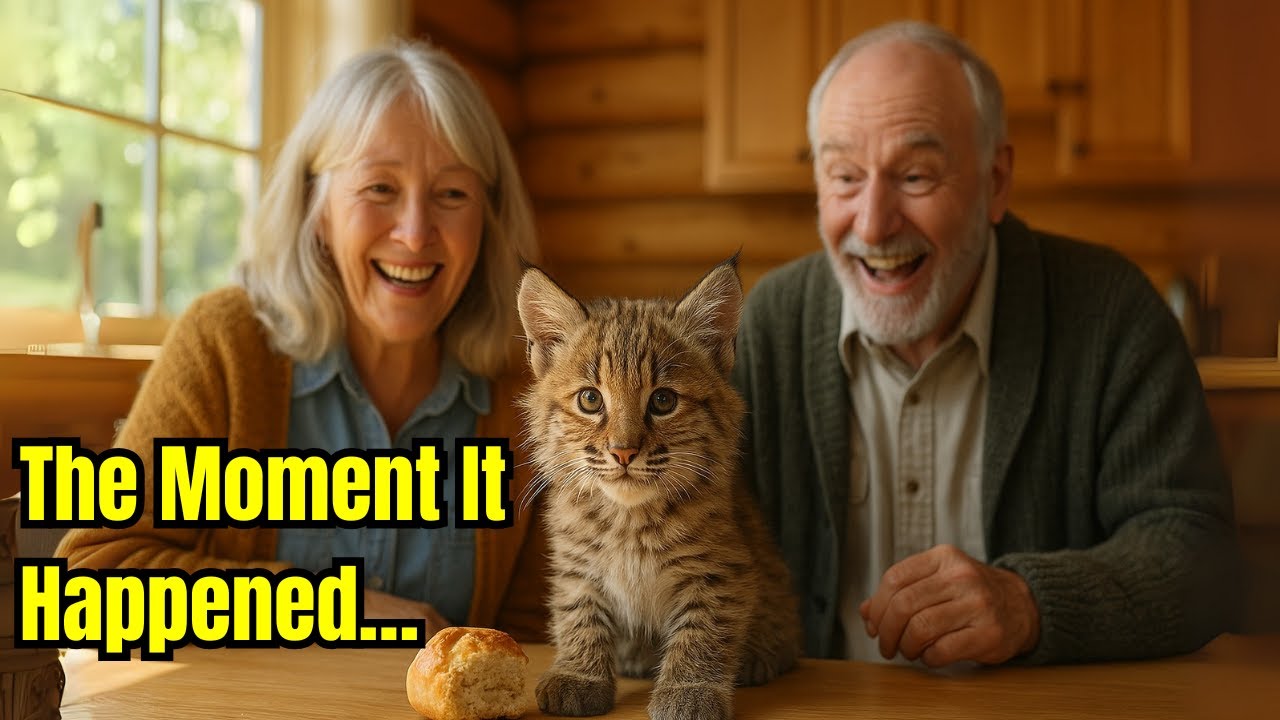 they welcomed a bobcat cub inside… but weren’t READY for what came next