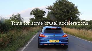 345BHP Scirocco R with Decat Exhaust! brutal sound, drive-bys and Acceleration