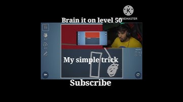 Brain it on level 50 solved ujwal vs my simple trick #technogamerz #shortvideo #shortsfeed #shorts
