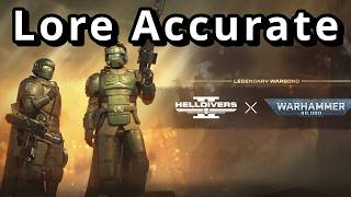 If The 40k X Helldivers Warbond Was Lore Accurate.