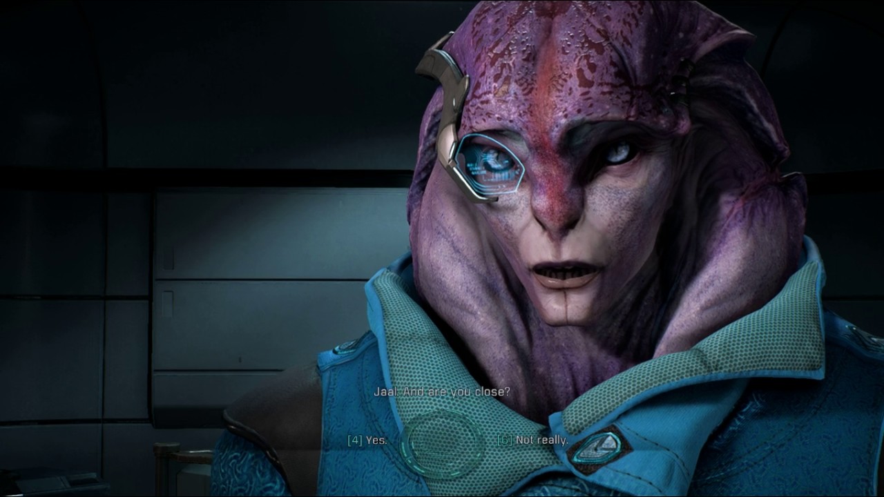 Mass Effect Andromeda - Scott x Jaal: dialogue about family and ...