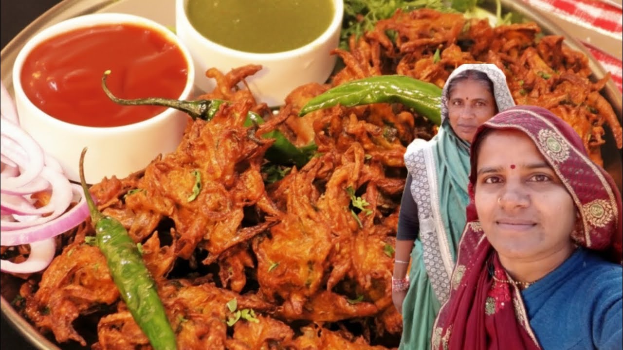 “पहाड़ी भजिया और गाँव का जीवन – देसीपन की असली पहचान”l Pahadi bhajiya  l Rural life  #cooking 