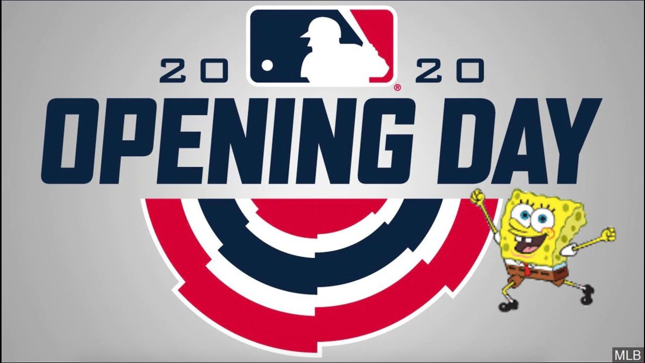 2020 MLB Opening Day Portrayed By SpongeBob