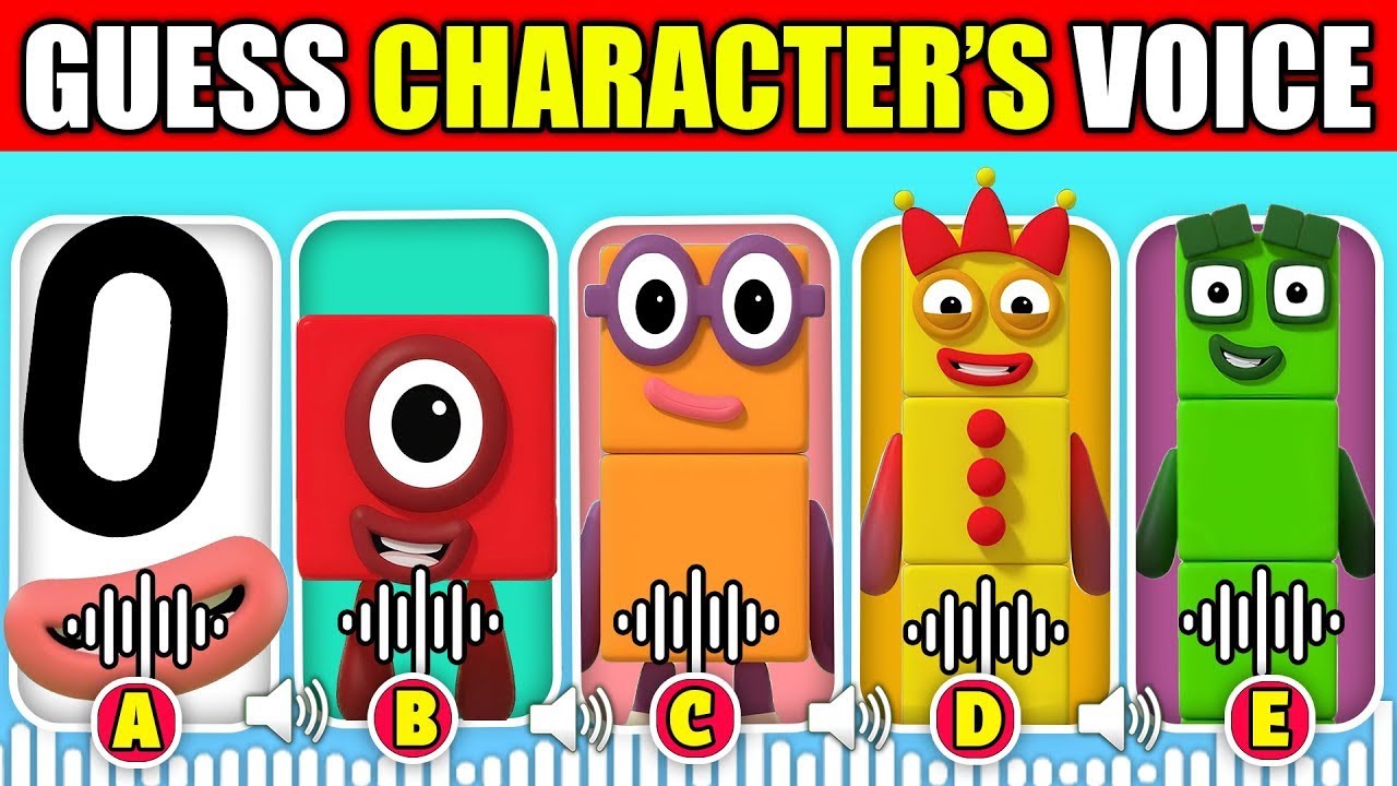 Guess the NUMBERBLOCKS Characters by Their Voice
