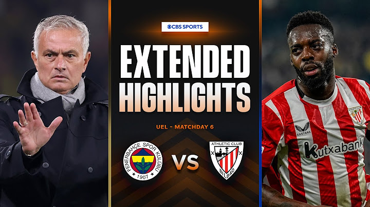 Fenerbahçe vs. Athletic Club: Extended Highlights | UEL League Phase MD 6 | CBS Sports Golazo
