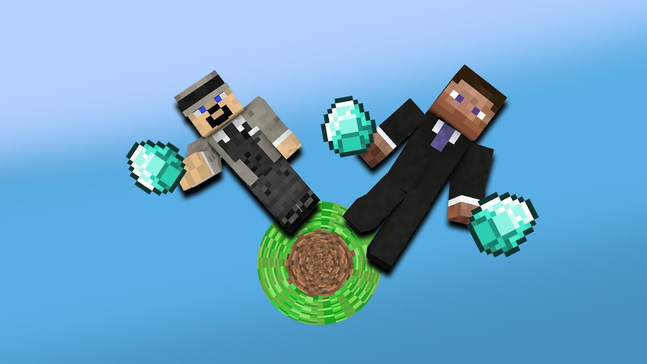 VI FÅR DIAMANTER I MINECRAFT ONE BLOCK - YouTube