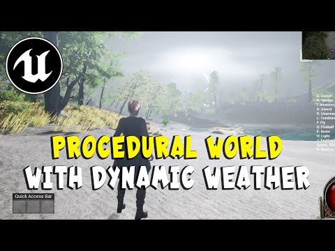 Procedurally Generated World with Weather - Game Dev Diaries UE4