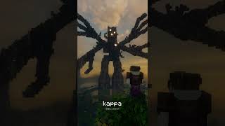 Minecraft's new mob but it's a GIANT Boss... 💀 (Which Shader is best?) | #shorts #usa