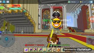 Being savage on pvp (blockman go:skyblock pvp area)