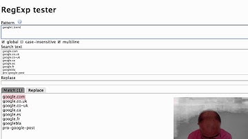 Ejemplo de expresión regular: URL de google