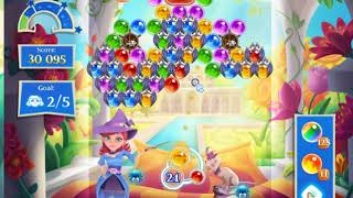 Bubble Witch 2 Saga Level 2125 with no booster & 2 bubbles left