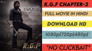 KGF Chapter 2 Full movie in Hindi Download| How to download KGF Chapter 2 movie |100%Working|
