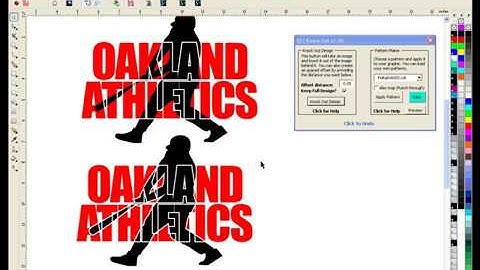 S17 - S17 KnockOut Macro For CorelDraw x4-2019 Knock Out Pattern Designs