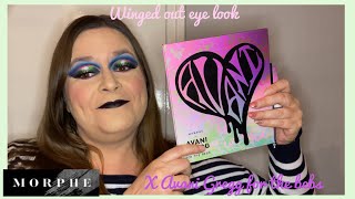 Information First try and review of the morphe x avani Gregg palette - winged out liner look tutorial Update