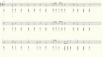 Deck the Hall - Christmas Carol - Tin Whistle - Play Along Tab Tutorial