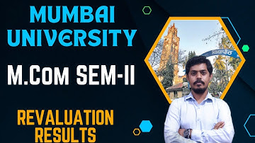 How to check Online M.Com SEM-II (CBCGS) Revaluation Results? Mumbai University l Mukund Sir