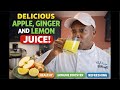 Apple Ginger Lemon Juice | Natural Immune Booster & Detox Drink (Quick & Easy Recipe)
